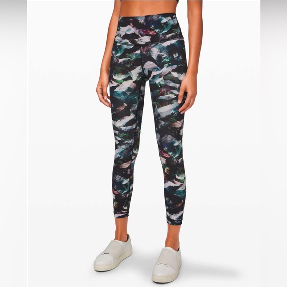 lululemon athletica Pants - Wunder Under 7/8 Glacier Camo Starlight Tight